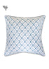 20s Cotton Cushion Cover in Block Print with Piping