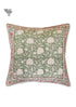 20s Cotton Cushion Cover in Block Print with Piping