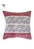 20s Cotton Large Cushion Cover In Block Print