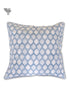 20s Cotton Cushion Cover in Block Print with Piping