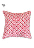 20s Cotton Cushion Cover in Block Print with Piping