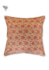 20s Cotton Cushion Cover in Block Print with Piping