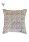 20s Cotton Cushion Cover in Block Print with Piping