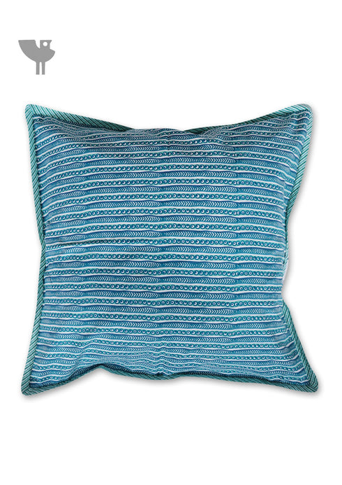 20s Cotton Cushion Cover In Foliage Print