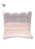 20s Cotton Cushion Cover in Block Print with Piping