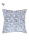 20s Cotton Cushion Cover in Floral Block Print