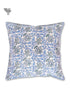 20s Cotton Cushion Cover in Floral Block Print