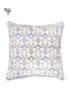 20s Cotton Cushion Cover in Block Print with Piping