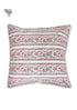 20s Cotton Cushion Cover in Floral Block Print