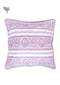 20s Cotton Cushion Cover in Block Print with Piping