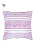 20s Cotton Cushion Cover in Block Print with Piping