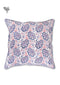 20s Cotton Cushion Cover in Floral Block Print