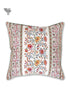 20s Cotton Cushion Cover In Floral Block Print