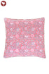 20s Cotton Cushion Cover in Floral Block Print