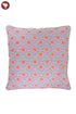 20s Cotton Cushion Cover in Floral Block Print