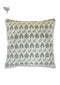 20s Cotton Cushion Cover in Block Print with Piping