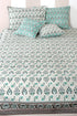 20s Cotton Cushion Cover in Block Print with Piping