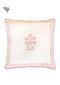 20s Cotton Cushion Cover in Floral Block Print