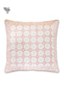20s Cotton Cushion Cover in Floral Block Print