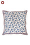 20s Cotton Cushion Cover in Floral Block Print