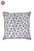 20s Cotton Cushion Cover in Floral Block Print