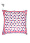20s Cotton Cushion Cover in Geometric Block Print