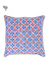 20s Cotton Cushion Cover in Geometric Block Print