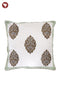 20s Cotton Cushion Cover in Geometric Block Print