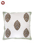 20s Cotton Cushion Cover in Geometric Block Print