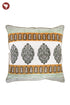 20s Cotton Cushion Cover in Geometric Block Print