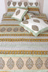 20s Cotton Cushion Cover in Geometric Block Print