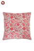 20s Cotton Cushion Cover in Floral Block Print