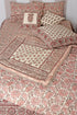 20s Cotton Cushion Cover in Floral Block Print