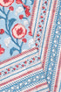 20s Cotton KING SIZE Bed Cover In Floral Block Print