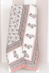 20s Cotton KING SIZE Bed Cover In Floral Block Print