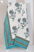 20s Cotton Bed Cover in Floral Block Print