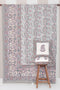 20s Cotton Bed Cover in Block Print