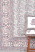 20s Cotton Bed Cover in Block Print