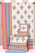 20s Cotton Bed Cover In Graphic Block Print