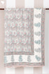 Mulmul Cotton Quilt in Floral Block Print