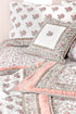 Mulmul Cotton Quilt in Floral Block Print