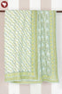 Mulmul Cotton Quilt in Floral Block Print