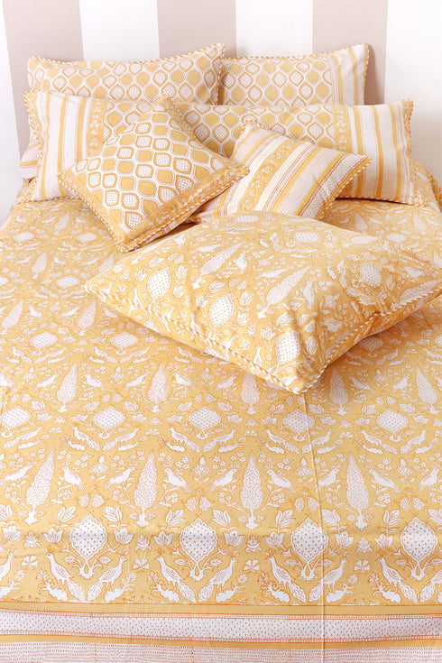 Mulmul Cotton Quilt in Block Print