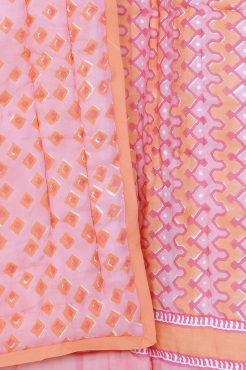 Mulmul Cotton Quilt in Block Print