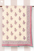 Mulmul Cotton Quilt in Floral Block