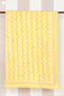 Mulmul Cotton Quilt in Block Print Yellow