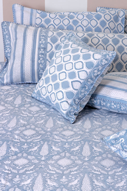 Mulmul Cotton Quilt in Block Print