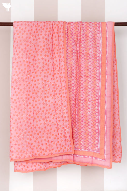 Mulmul Cotton Quilt in Block Print