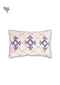 20s Cotton Lumbar Cushion Cover In Block Print