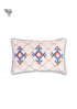 20s Cotton Lumbar Cushion Cover In Block Print